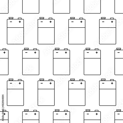 9 volt battery pattern