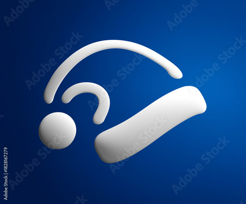 Icona con cappellino di Babbo Natale. Santa Claus.