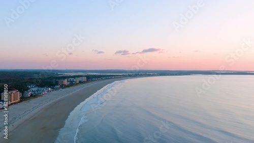 Sunrise aerial view of the beast