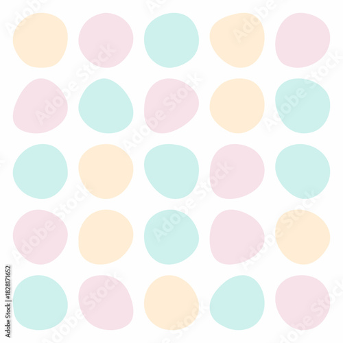 Random Blob Circles Pastel Icon Set