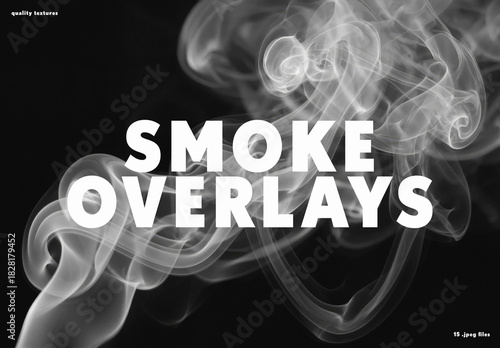 15 White Smoke Texture Isolated Vape Steam Overlays