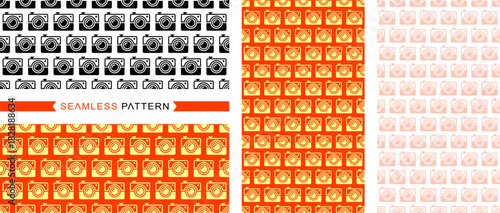 Seamless pattern, seamless background, colors easily changed, vector illustration.