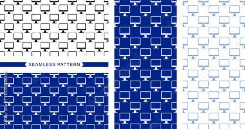 Seamless pattern, seamless background, colors easily changed, vector illustration.