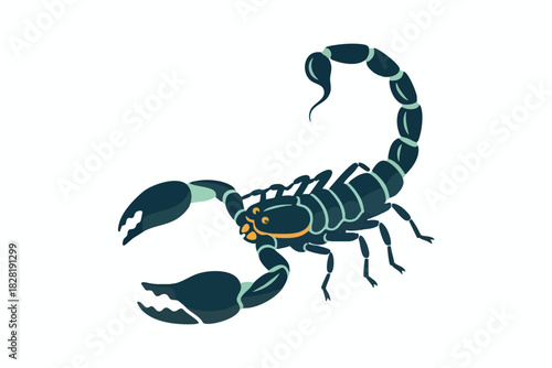 Scorpion Icon Isolated on White Background
