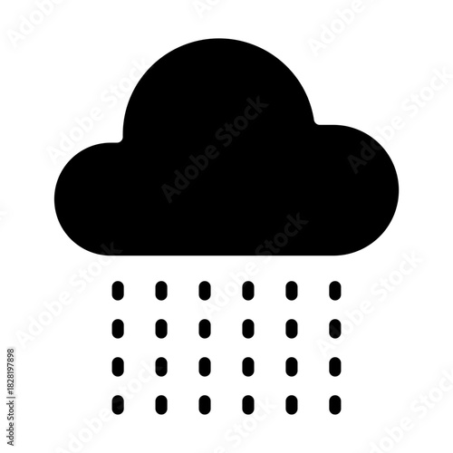 Rain Glyph Icon