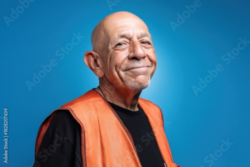Elderly man with a bald hea...