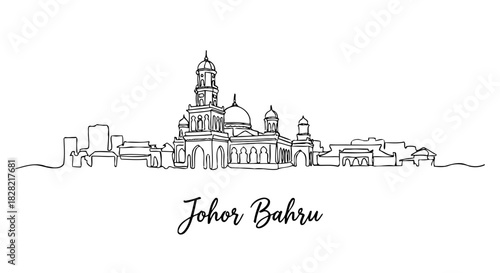 Minimalist Sprout Icon Vector Element on Black Background