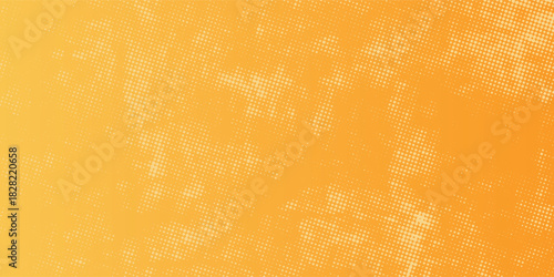 abstract yellow background with circular shapes and halftone composition. Subtle pattern. Digital polka. Dots gradation.