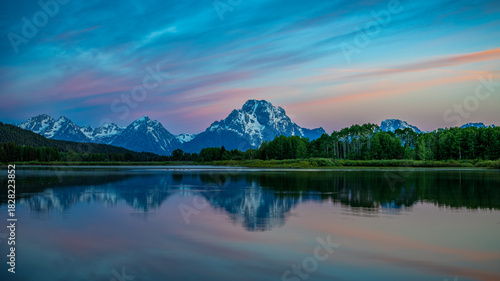Sunrise, OxBow Bend, Grand teton Np