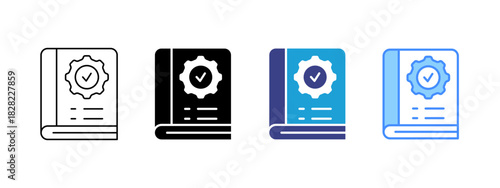 Guide icon set multiple style collection