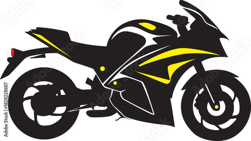 motorcycle vector illustration
