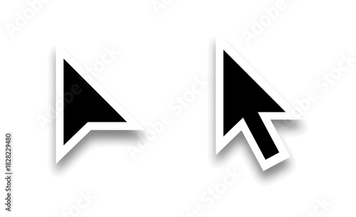 Free Download Click icon isolated on background. Cursor pixel symbol modern, simple, vector, icon for website design, mobile app, ui. Vector 10 eps. - GFXLoad