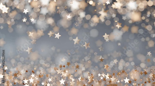 Wallpaper Mural Dreamy Festive Glow in Gold and Silver Tones Torontodigital.ca