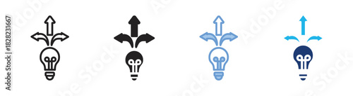 Pivot icon set multiple style collection