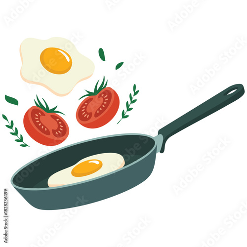Asian cooking wok pan icon cartoon vector illustration isolated