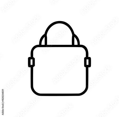  Cartoon Icon Suitcase Simple Digital  Design