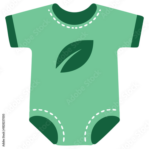 Infant shirt cloth dress for baby fashion isolated vector illustration on white background