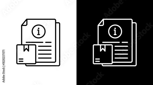 Product Description White Icon Set Design