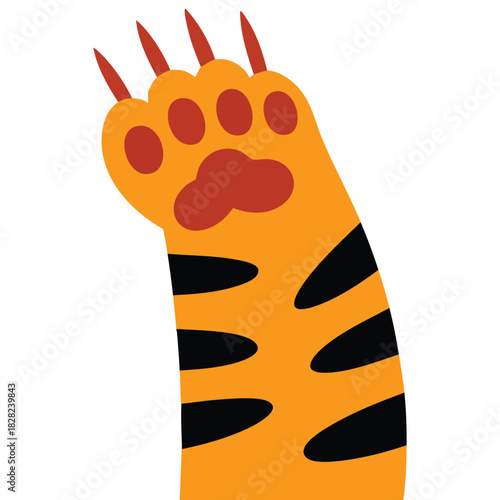 Violent feline claw marks with blood trails angry pet isolated vector illustration on white background