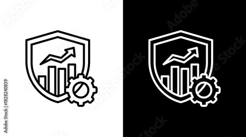 Development White Icon Set Design