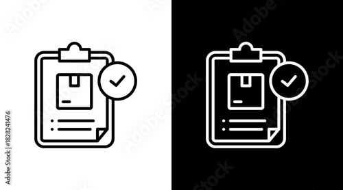 Approved White Icon Set Design