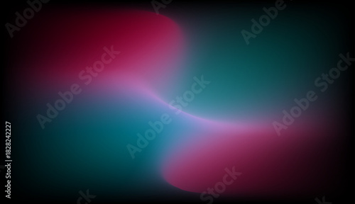 vibrant magenta teal dark glowing abstract design