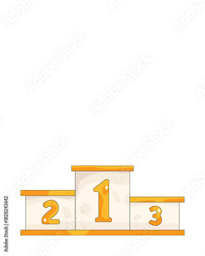 pedestal of the winners