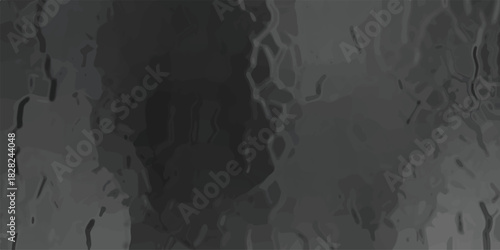Abstract dark grey textured background with organic fluid shapes and vertical streaks resembling water droplets on glass or a distressed surface for design elements