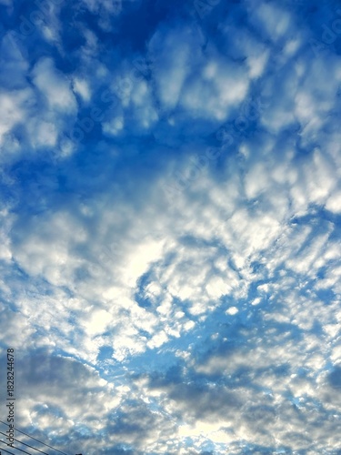 blue sky with clouds