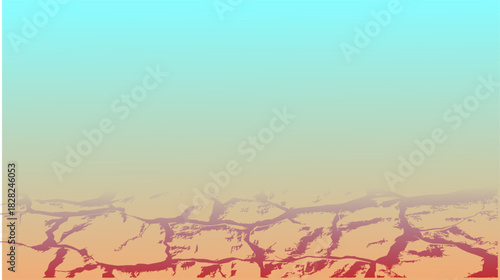 Cracked earth background, desert sky wallpaper