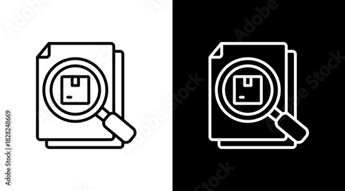 Audit Findings White Icon Set Design