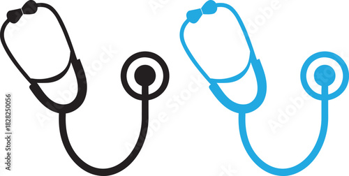  Stethoscope vector icon