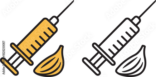 Syringe vector icon