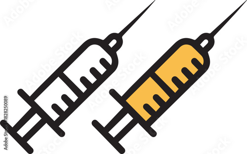 Syringe vector icon