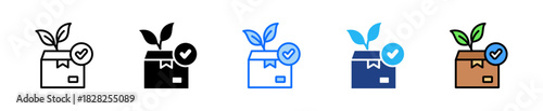 Eco Friendly Product Icon Set Multiple Style Collection