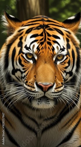 portrait of a bengal tiger