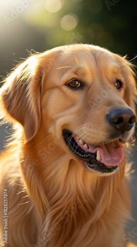 golden retriever portrait