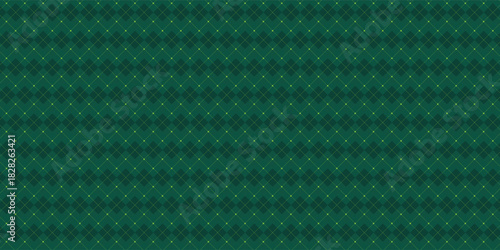Geometric Dark Green Argyle Vector Pattern. Christmas Background. green design eps10