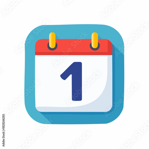 Calendar icon showing the first day of the month, a symbol of a new beginning