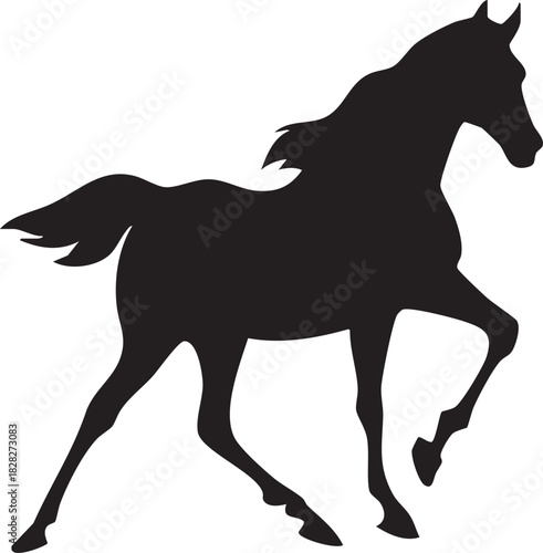 Cheval sauvage Silhouette