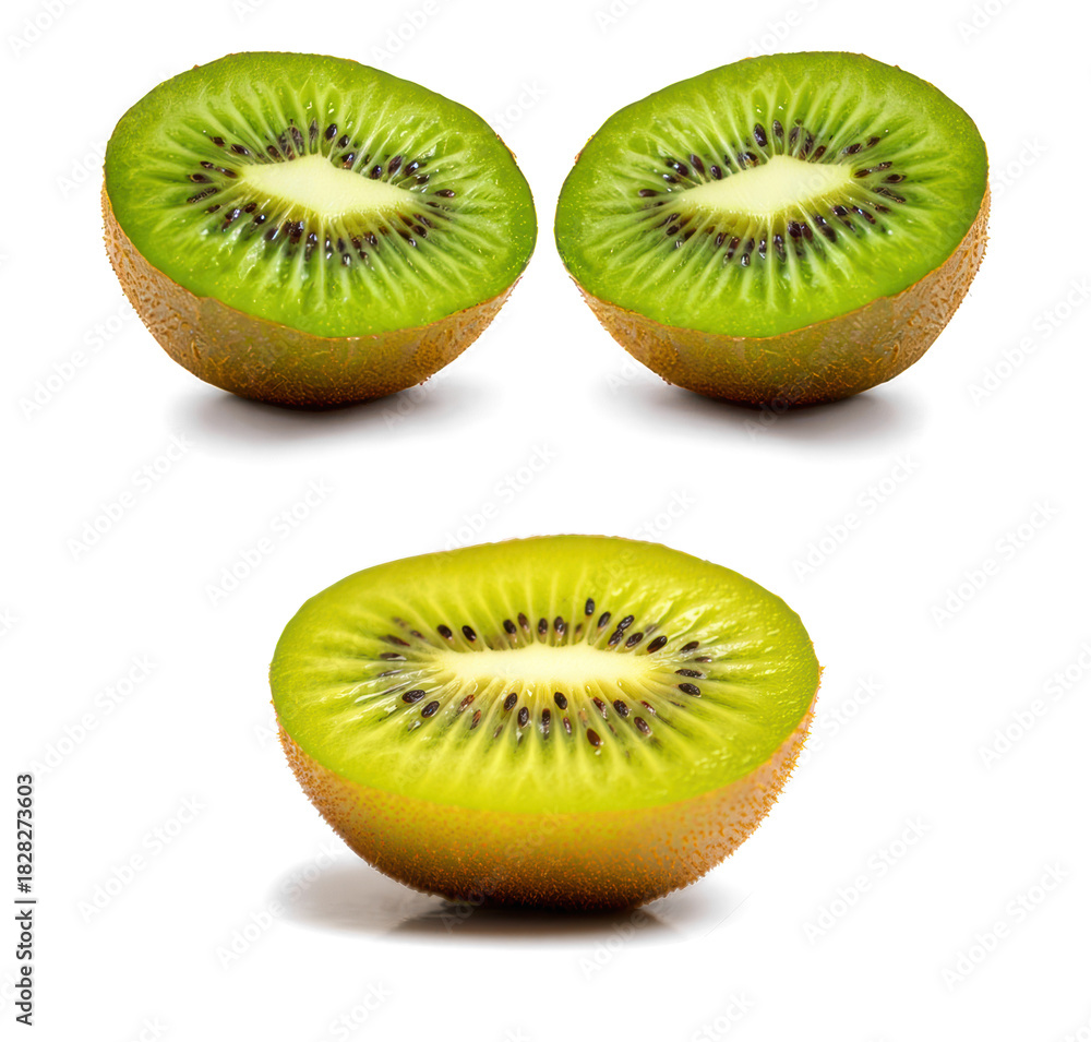 Fototapeta premium Kiwi Halves — PNG