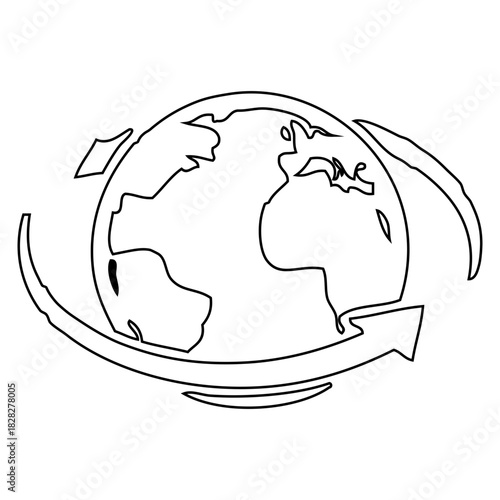 Global Rotation Icon