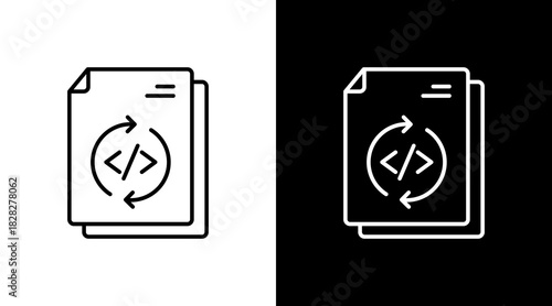 Cloud Computing White Icon Set Design
