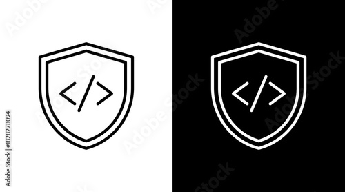 Continuous Delivery White Icon Set Design