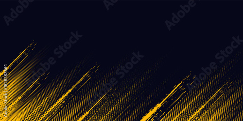 Abstract yellow dots pop art comics sport style background.