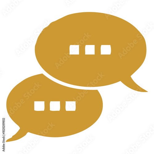 Letter S Chat Bubble Icon