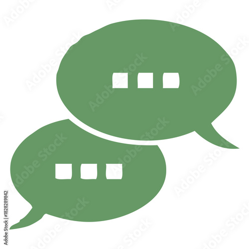 Letter S Chat Bubble Icon