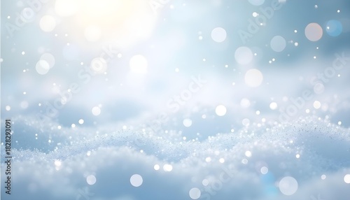 shimmering glitter snow background, silver sparkle texture, soft glowing highlights, bright winter atmosphere, crisp high-resolution design, perfect for holiday ads and invitations.