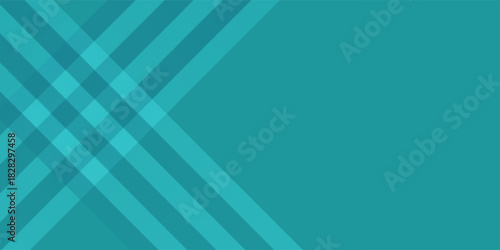 Abstract geometric dark-blue and green background. Modern rectangle shape concept. Simple header