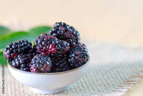 A bowl with fresh 